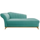 Ver imagem 2 de Kit Diva Recamier Vanessa 185cm Lado Direito e 02 Poltronas Laura Suede - Doce Sonho Móveis RECAMIER