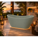 Ver imagem 1 de Banheira de Imersão Oval Mavie Ouro Fino 150x75cm em Gel Coat Verde