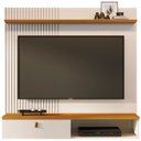 Ver imagem 1 de Painel Suspenso para TV 55" 1 Porta Basculante Isis Cinamomo/Off White
