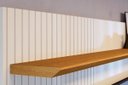 Ver mais imagens de Painel Suspenso para TV 55" 1 Porta Basculante Isis Cinamomo/Off White