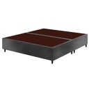 Ver imagem 1 de Cama Box Base Queen Sommier Linho Cinza (158x198x23) - Ortobom