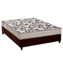 Ver imagem 1 de Cama Box Casal: Colchão Espuma Ortobom Physical Ultra Resistente + Base Crc Suede Brown(138x188)
