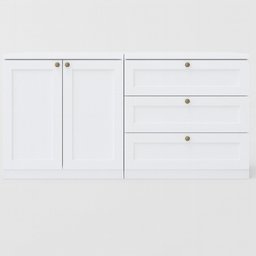 Quarto Infantil com Cômodas 3 Gavetas e Armário 2 Portas Provençais 100% MDF Infinity Branco/Fosco - 6 Quarto Infantil com Cômodas 3 Gavetas e Armário 2 Portas Provençais 100% MDF Infinity Branco/Fosco - 6