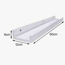 Ver imagem 3 de Prateleira Batente Mdf Branco Tx 60l X 12p X 6a Cm Prtbr016