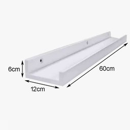 Prateleira Batente Mdf Branco Tx 60l X 12p X 6a Cm Prtbr016 - 3