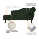 Ver imagem 5 de Kit Diva Recamier Diana 120cm Lado Esquerdo e 2 Poltrona Classic Linho - Adj Decor