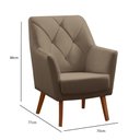 Ver imagem 3 de Kit 2 Poltronas Grécia em Madeira Eucalipto Movellu Home