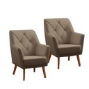 Ver imagem 1 de Kit 2 Poltronas Grécia em Madeira Eucalipto Movellu Home
