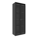 Ver imagem 6 de Cristaleira com 2 Portas de Vidro e 3 Prateleiras 60cm Multimóveis CR50294 Preto
