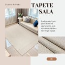 Ver imagem 4 de Tapete Sala Quarto Elegante 2,00m X 1,40m Antiderrapante Moderno Rústico Decorativo Aconchegante