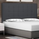 Ver imagem 5 de Cabeceira Decorativa Queen Size 1,60M Tropea Suede Cinza - Gran Belo