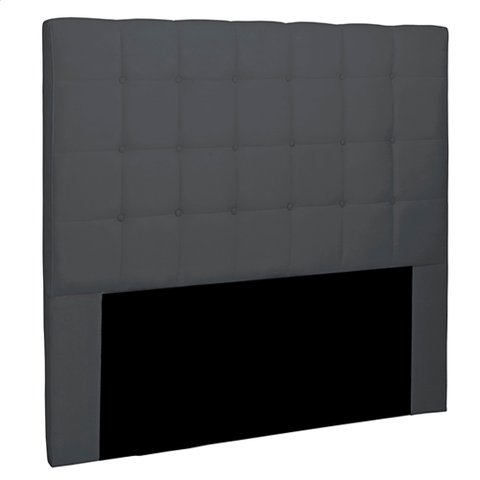 Cabeceira Decorativa Queen Size 1,60M Tropea Suede Cinza - Gran Belo