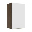 Ver imagem 1 de Armário Aéreo Madesa Lux 40 cm 1 Porta Rustic/Branco Veludo