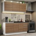 Ver imagem 1 de Armário de Cozinha Compacta 180cm Branco Rustic Glamy Madesa 05