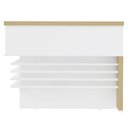 Ver mais imagens de Balcão de Atendimento em L 147x147cm Corp A06 Carvalho/branco - Mpozenato