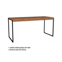 Ver imagem 3 de Mesa Gamer Diretor Pés de Ferro Computador Setup Gamer 150x60cm - Freijó/Preto
