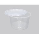 Ver imagem 1 de Kit Pote e Tampa de Plastico Redondo Pp Liso 1000ml Pt 25 Un Copaza