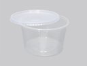 Ver imagem 1 de Kit Pote e Tampa de Plastico Redondo Pp Liso 1000ml Pt 25 Un Copaza
