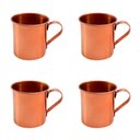 Ver imagem 1 de Kit 4 Canecas em alumínio estilo Moscow Mule Decor - Cobre
