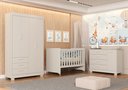 Ver imagem 1 de Quarto para Bebê Completo com Berço Evolution 4 em 1 Zaki Bege/Areia Fosco