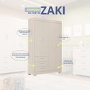 Ver mais imagens de Quarto para Bebê Completo com Berço Evolution 4 em 1 Zaki Bege/Areia Fosco