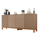 Ver imagem 2 de Balcão Buffet Sala de Jantar 179cm Lucca Areia/freijó C01 - Mpozenato