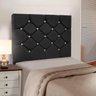 Cabeceira de Cama Box Solteiro Estofada Kasia - Preta - 2