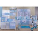 Ver imagem 1 de Kit Berço Urso Soneca Menino 8 Peças Cor Azul