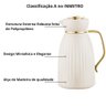 Garrafa Térmica Café 1 Litro Click Abre e Fecha Premium - 6