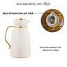Garrafa Térmica Café 1 Litro Click Abre e Fecha Premium - 5