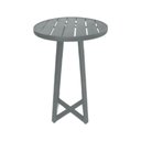 Ver imagem 1 de Mesa Bistrô Tulipa para Área Externa e Área Gourmet em Alumínio Cinza/preta