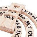 Ver imagem 3 de Calendário Criativo Perpétuo em Madeira Pinus Cru:liso