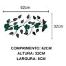 Enfeite de Parede Decorativo Todo de Ferro 5 Rosas:verde - 2