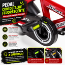 Ver mais imagens de Bicicleta Infantil Aro 12 Vermelha Baby Style Speedy com Rodinhas Removíveis Cesto Cestinha Menino m