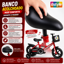 Ver imagem 2 de Bicicleta Infantil Aro 12 Vermelha Baby Style Speedy com Rodinhas Removíveis Cesto Cestinha Menino m