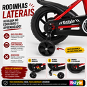 Ver imagem 7 de Bicicleta Infantil Aro 12 Vermelha Baby Style Speedy com Rodinhas Removíveis Cesto Cestinha Menino m