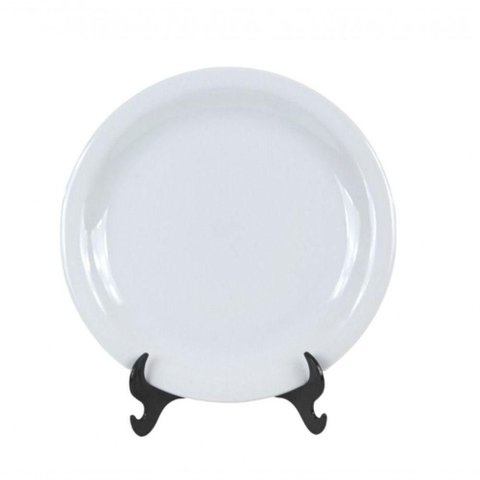Kit 6 Pratos Raso de Mesa Jantar Ceramica Porcelart 2 Linha