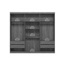 Ver imagem 4 de Quarto Completo Modu +1CÔMODA QC375 Jatoba/Areia - Santos Andirá