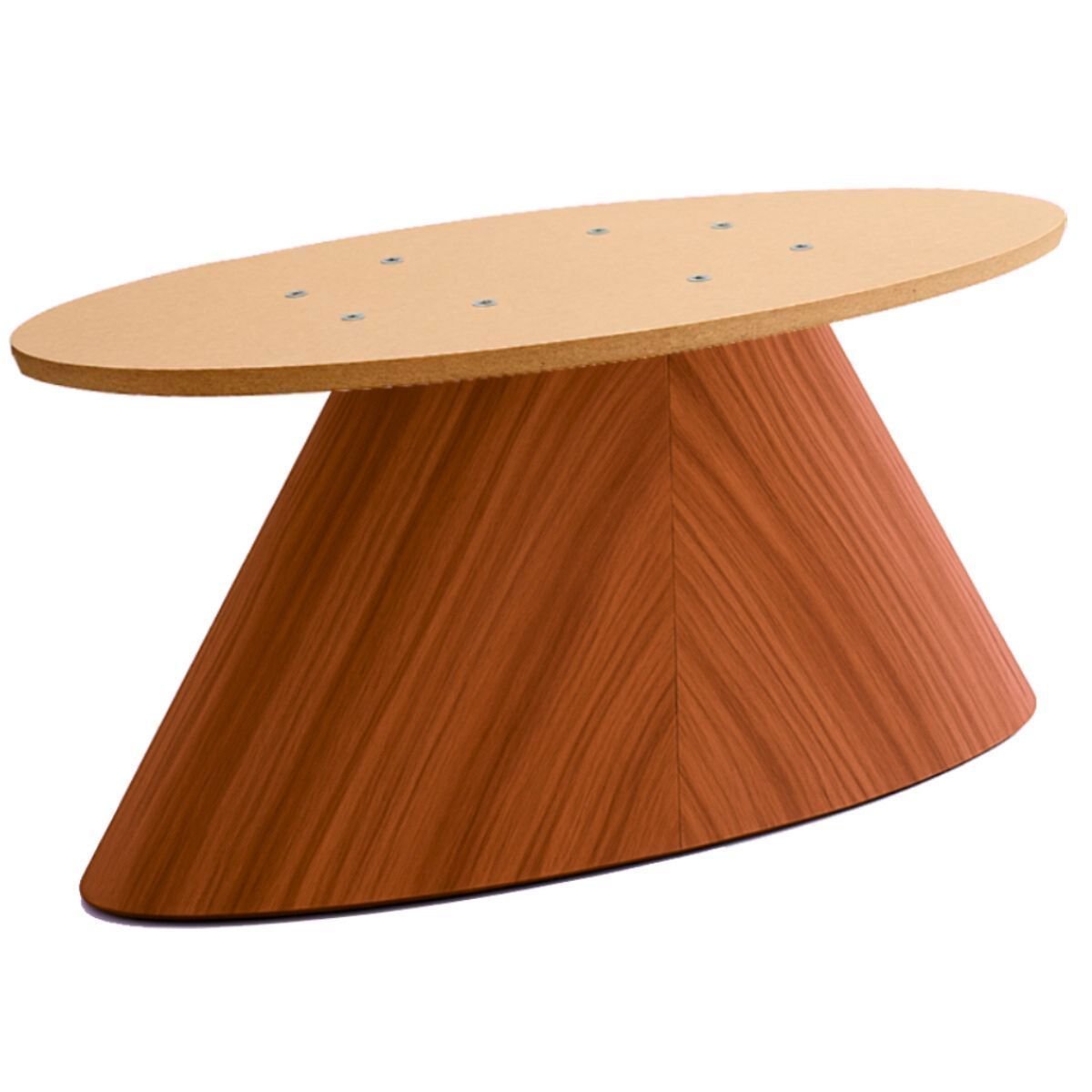 Base de Mesa Cone Denali Slim Cinnamon Jantar Oval - Bella Brasil Decor ...