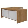 Mesa para Escritório em L Chefia 190cm Corp A06 Freijó/branco - Mpozenato - 11