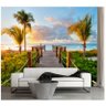 Papel de parede Adesivo Paisagem Praia 7,3m² Natureza 51 - 1