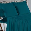 Ver imagem 3 de Jogo de Cama Casal Nobre 4 Peças Lençol com Elástico de 30cm de Altura Malha 100% Algodão - Petr