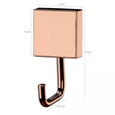 Ver imagem 2 de Gancho Multiuso Rose Gold Banheiro Lavabo Toalheiro Cabide