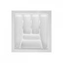 Ver imagem 1 de Organizador de Gavetas com 6 Divisor de Talheres - Branco