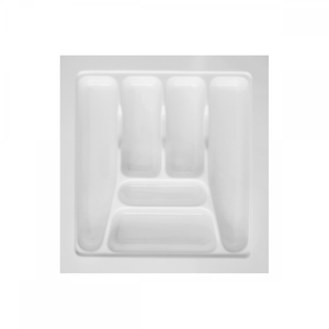 Organizador de Gavetas com 6 Divisor de Talheres - Branco