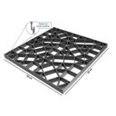 Ver imagem 2 de Painel Plástico Decorativo Grim Grid - Atex (Piso/Forro/Divisória) - Kit c/ 4 peças: 1m²