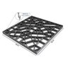 Painel Plástico Decorativo Grim Grid - Atex (Piso/Forro/Divisória) - Kit c/ 4 peças: 1m² - 2