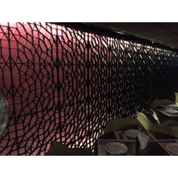 Painel Plástico Decorativo Grim Grid - Atex (Piso/Forro/Divisória) - Kit c/ 4 peças: 1m² - 1
