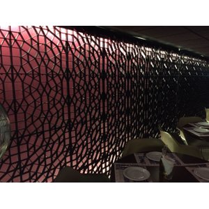Painel Plástico Decorativo Grim Grid - Atex (Piso/Forro/Divisória) - Kit c/ 4 peças: 1m²