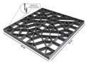 Ver imagem 2 de Painel Plástico Decorativo Grim Grid - Atex (piso/forro/divisória) - Kit C/ 4 Peças: 1m²